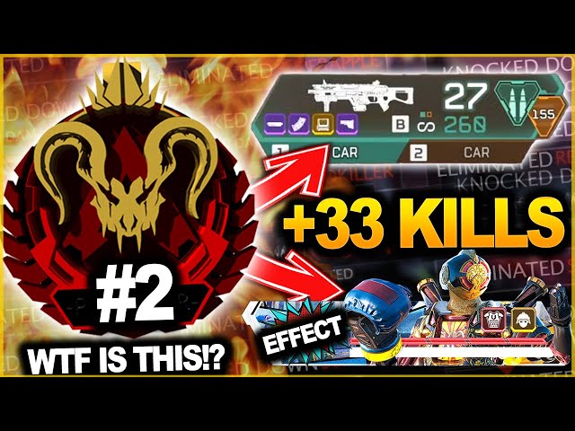 APEX RANK #2 & Effect Everyone Will Play PATHFINDER & C.A.R SMG After This.. THEY GOT +33 KILLS