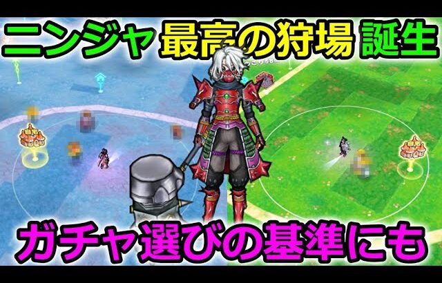 【ドラクエウォーク】ニンジャ最高の狩場が誕生！ニンジャを常に強くしたい人へのオススメ狩場２選！