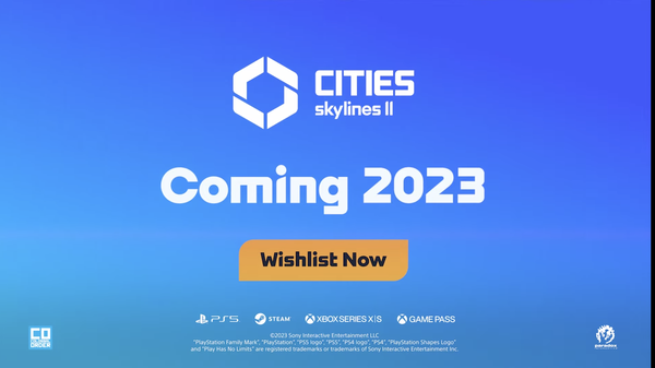 シティーズスカイライン2、2023年発売決定！！