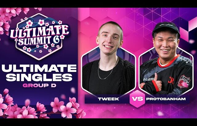 Tweek vs ProtoBanham – Group D Ultimate Summit 6 – SSBU Singles | Diddy Kong vs Min Min, Lucina