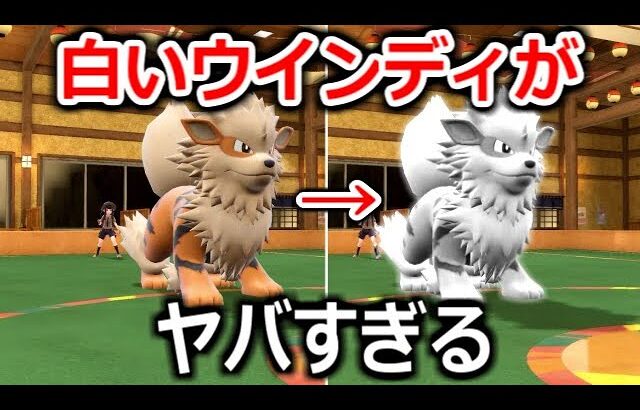 白化した「ウインディ」が強すぎる…【ポケモンSV実況】