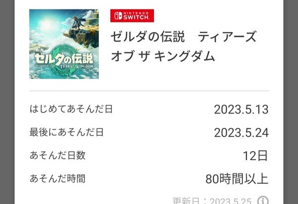 ゼルダティアキン、80時間やったのでレビューで不満点を書いて