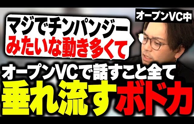 野良の指示出すためオープンVCにした結果、話す内容を垂れ流すボドカwww【APEX】