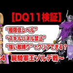 【お盆までに勝ちたい】ドラクエ11S 極限低レベル+スキルパネル禁止+強い敵縛りでクリアする　その34