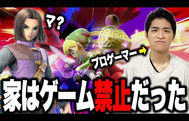 【スマブラSP】成績が悪く、家でゲーム禁止令を出されていたザクレイ。その無意味さを語る。