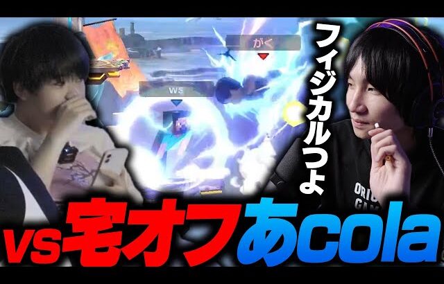 あcolaスティーブvsがくとネスが宅オフで戦う【スマブラSP】