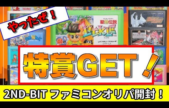 【レトロゲーム】特賞枠GET！2ND BITさんの1口1500円ファミコンオリパを引いてみたよ！【FC】