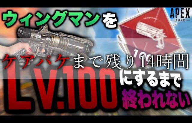 【残り9時間】ウィングマン……今までありがとう…。必ずLv.100にするからね…‐LV92‐Apex Legends-