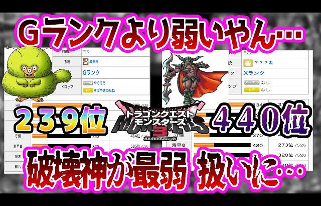 【悲報】ドラクエモンスターズ3、ダークドレアムが弱過ぎて終わるwwwに対する反応集