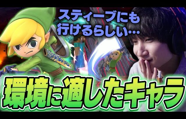 環境キャラに有利！？最近熱いキャラ”トゥーンリンク”で勝ちまくるがくと【スマブラSP】