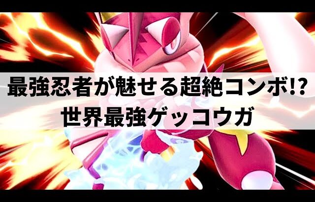 【スマブラSP】世界最強ゲッコウガが華麗な超絶テクニックを魅せる【Tarik ゲッコウガ/ハイライト】