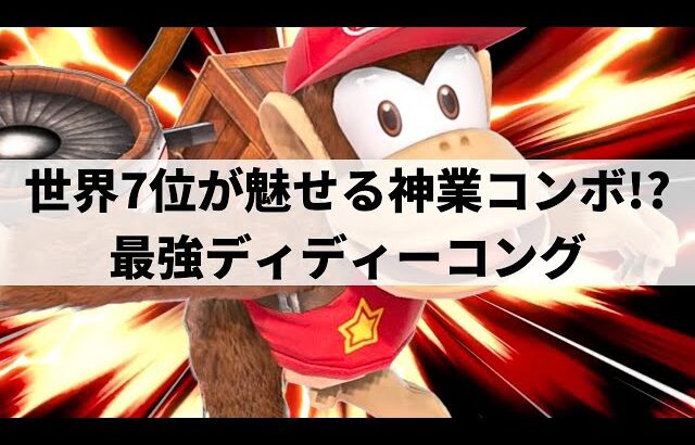 【スマブラSP】異次元なテクニックで神業コンボを魅せる世界最強ディディーコング【Tweek ディディーコング/選手紹介/ハイライト】