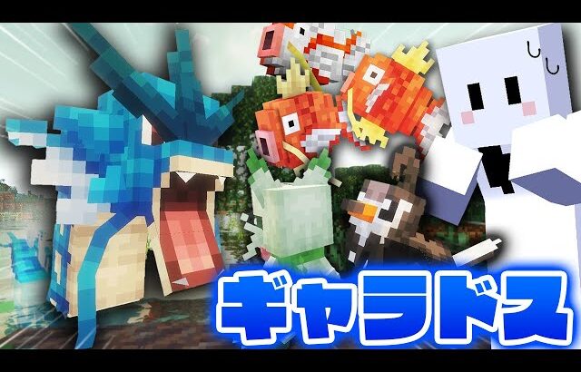 ポケモンだらけの世界で伝説のポケモンを捕まえる #2 ギャラドス怖すぎるだろ【マインクラフト / Cobblemon】