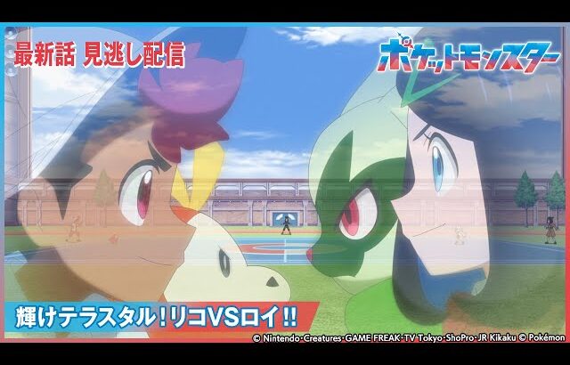 【公式】アニメ「ポケットモンスター」第67話 「輝けテラスタル！リコVSロイ！！」-期間限定配信-