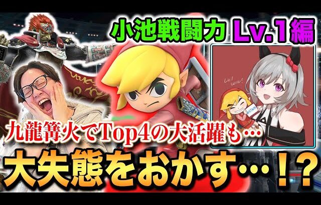 【スマブラSP】LV.1トゥーンリンクが小池戦闘力初登場で盛大にやらかす！？【スマブラ スイッチ】