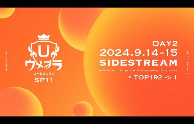 【スマブラSP】ウメブラSP11 Day2サブ配信 ft.あcola,ミーヤー,MkLeo,Yoshidora,Shuton,Tea,Kameme,Maister,and more!