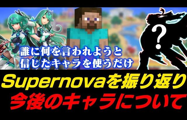 打倒Sonix！Supernovaを踏まえて今後のキャラについて考える【スマブラSP】