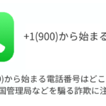 電話番号+1(900)からの詐欺行為に警戒しよう – 入国管理局に関する不審な電…