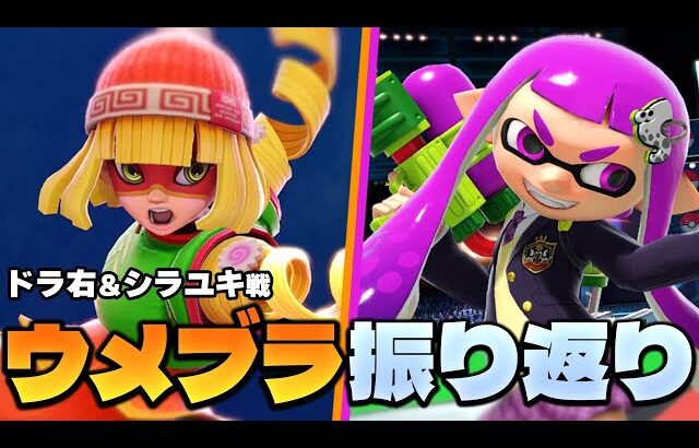 【ウメブラSP11】初見攻略難易度Sランク？ 関西強豪ドラ右&シラユキ戦振り返り【スマブラSP】