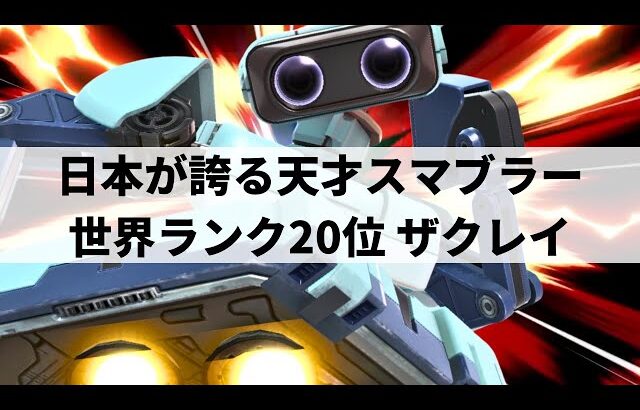 【スマブラSP】すべてを見透かしたような動きで『憧れのスマブラ』を見せてくれるザクレイロボット【zackray ロボット/ハイライト】