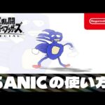 【スマブラSP】SANICの使い方