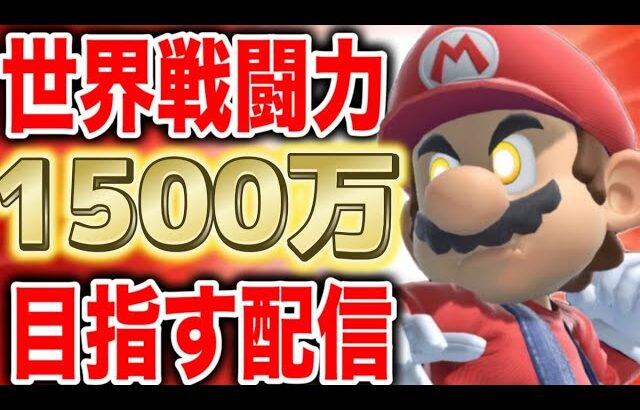 死ぬ気で世界戦闘力1500万獲りにいくぞ！！！【スマブラSP】