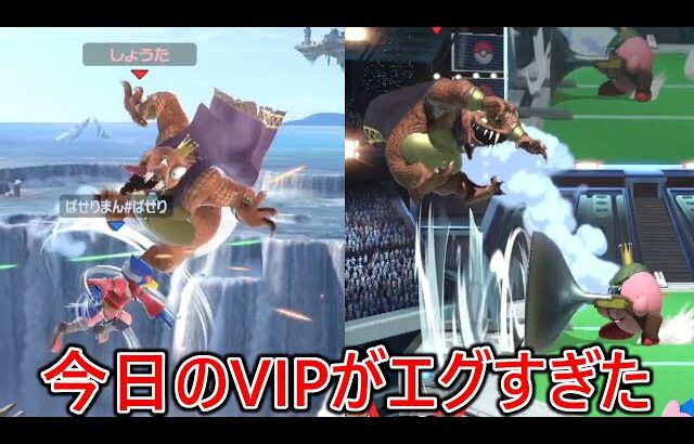 今日のVIPマッチが猛者だらけで発狂が止まらなかった【スマブラSP】