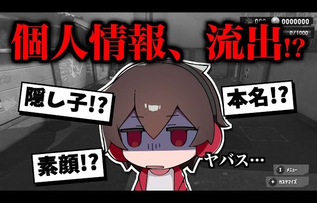 個人情報が流出していると聞いて調べてみたら、とんでもないことになっていた【スプラトゥーン3】【スプラ小ネタ】