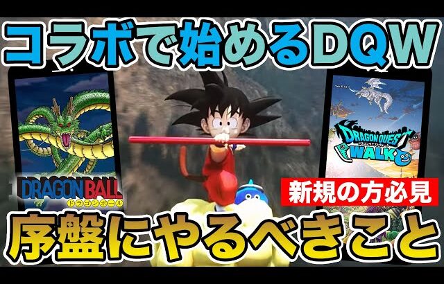 【ドラクエウォーク】ドラゴンボールコラボで始めた方必見!! 序盤に絶対やるべきこと!!【DQW】