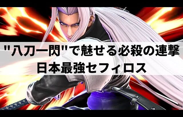 【スマブラSP】仕留めきるまでどこまでも追ってくる日本最強セフィロス【れの セフィロス/ハイライト】