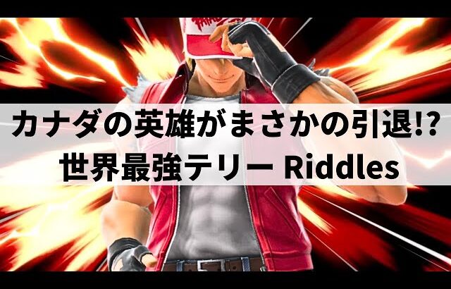 【スマブラSP】超必殺技による爆発火力で数々のファンを魅了してきた世界最強テリー【RIddles テリー/ハイライト/#2】