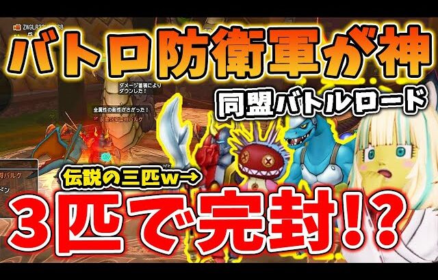 ドラクエ10 同盟バトロ二日目が開催！防衛軍が火力のゴリ押しで野良でも高速周回！？インフレにボスがついていけてない・・