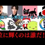 【ランキング】2024年版ゲーム実況者ランキングTOP20！