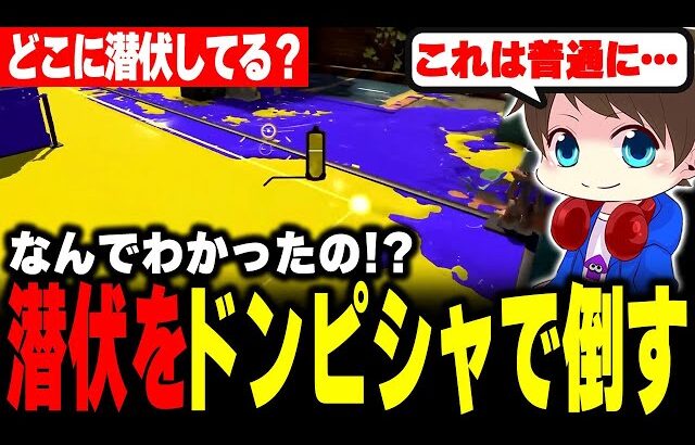 異次元の索敵力で潜伏中の敵をドンピシャで倒すメロン【メロン/スプラトゥーン3/切り抜き】
