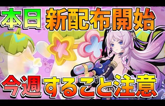 【原神コード】本日原石配布開始！5.8までにすることや今週すること！【無課金初心者】【解説攻略】 　#イネファ　/マーヴィカ/シトラリ