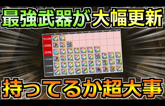 【ドラクエウォーク】ドラクエ8コラボで最強武器ランキングが更新！どれだけ所持してるか！！