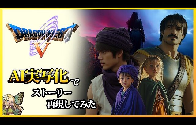 【総集編】AIでドラクエ５のオープニングからエンディングまで再現してみた (Dragon Quest V generated movie)
