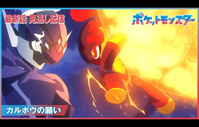 【公式】アニメ「ポケットモンスター」第104話「カルボウの願い」（見逃し配信）