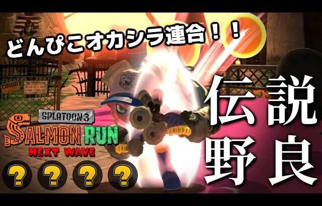 野良クマフェスで無双しまくってオカシラ連合倒したい！！【スプラトゥーン3/サーモンランNEXTWAVE】