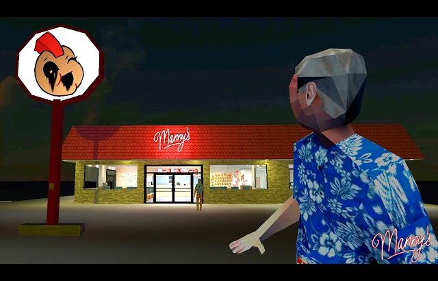 「 無人島に存在する謎のハンバーガー屋 」が舞台のホラーゲーム『 Manny’s 』