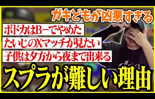 スプラトゥーンの難しさについて話すたいじ【切り抜き】