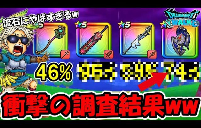 【ドラクエウォーク】勇者1000人に聞いてみたら想像以上に凄い事になってたwww