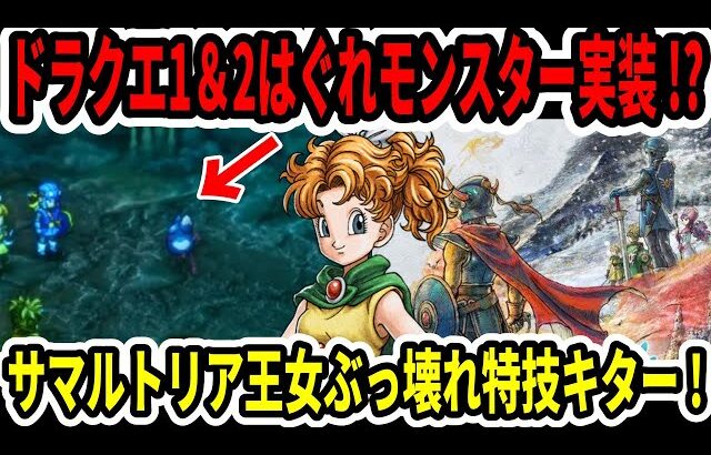 【速報】ドラクエ1＆2はぐれモンスター実装！？サマル妹ぶっ壊れ特技キター！【Switch】
