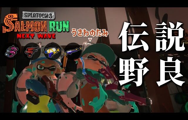 雑魚処理苦しめのドンブラコ昨日の続きやってく！2日目キケマ野良【スプラトゥーン3/サーモンランNEXTWAVE】