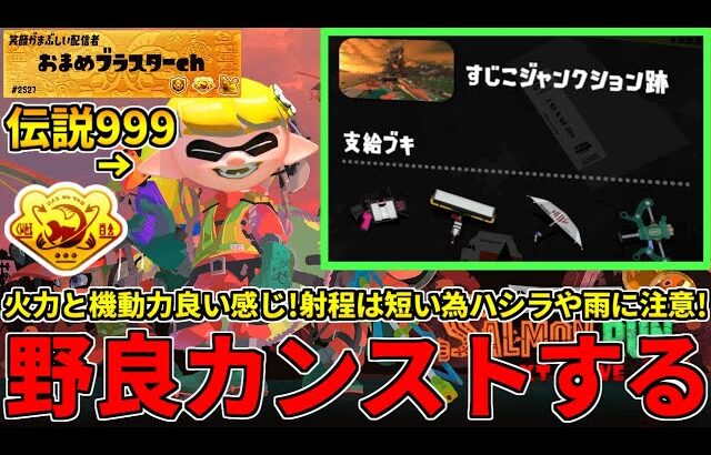 野良カンスト590回した男のサモラン！火力と機動力が良い感じのすじこを楽しく攻略する！【スプラトゥーン3/サーモンランNW】