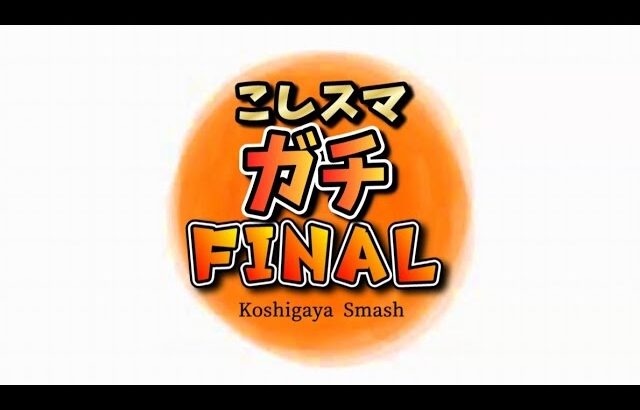 【スマブラSP】こしスマガチファイナル