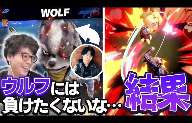 ミーヤーのメインでもサブでもないウルフが強すぎる…【スマブラSP】