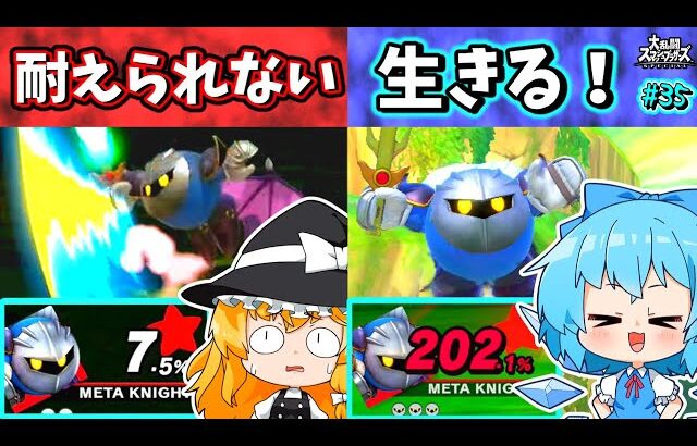 【スマブラSP】ゲームの常識が逆転する無事故は不可避なキャラ、メタナイト。【ゆっくり実況】【SSBUメタナイトPart35】