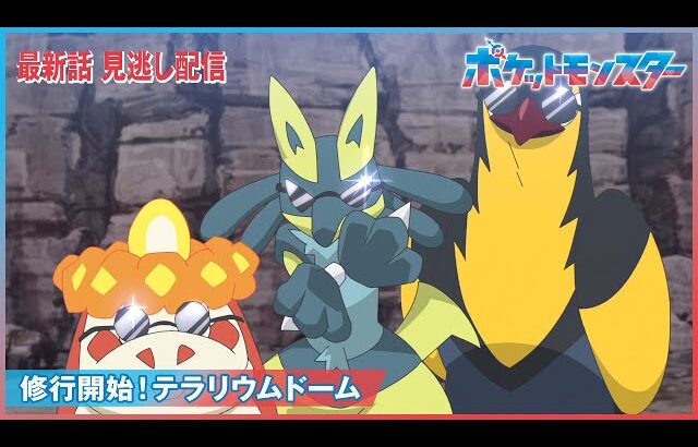 【公式】アニメ「ポケットモンスター」第116話「修行開始！テラリウムドーム」（見逃し配信）