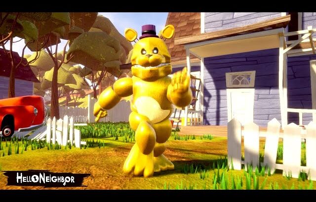トラウマ級の超高速で襲ってくる隣人さんのゲームが笑える【Hello Neighbor × Five Nights at Freddy’s】